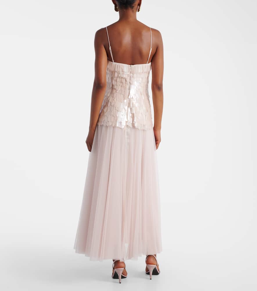Maxine sequined maxi dress