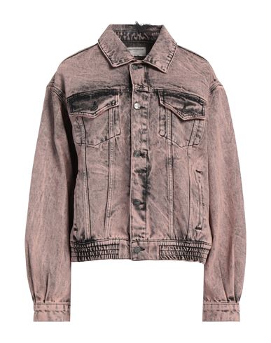 One Teaspoon Woman Denim outerwear Antique rose Size XS Cotton