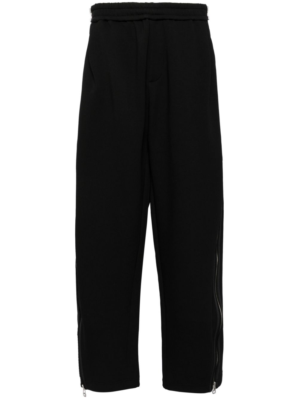 Side-zip track pants - Neutrals
