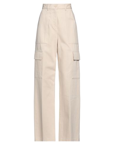 Aspesi Woman Pants Cream Size 00 Cotton