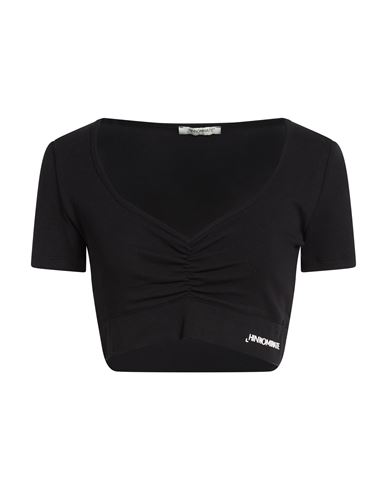 Woman Top Black Size XS Cotton, Elastane