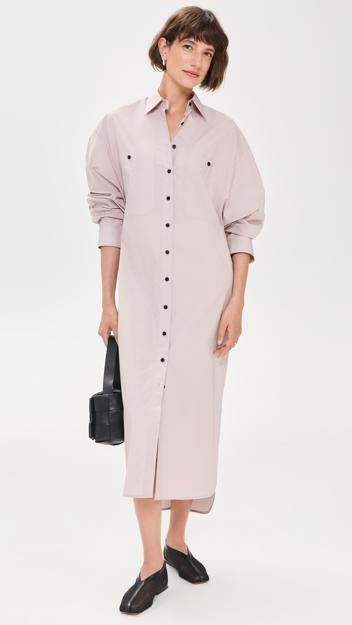 A. EMERY Judd Shirt Dress Thistle