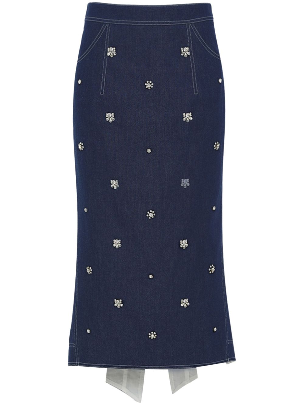 Sonia midi skirt - Blue