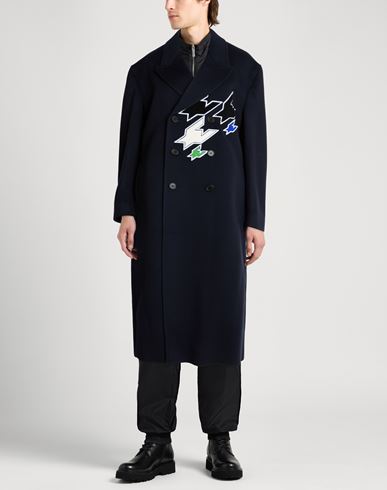 Man Coat Midnight blue Size 36 Wool
