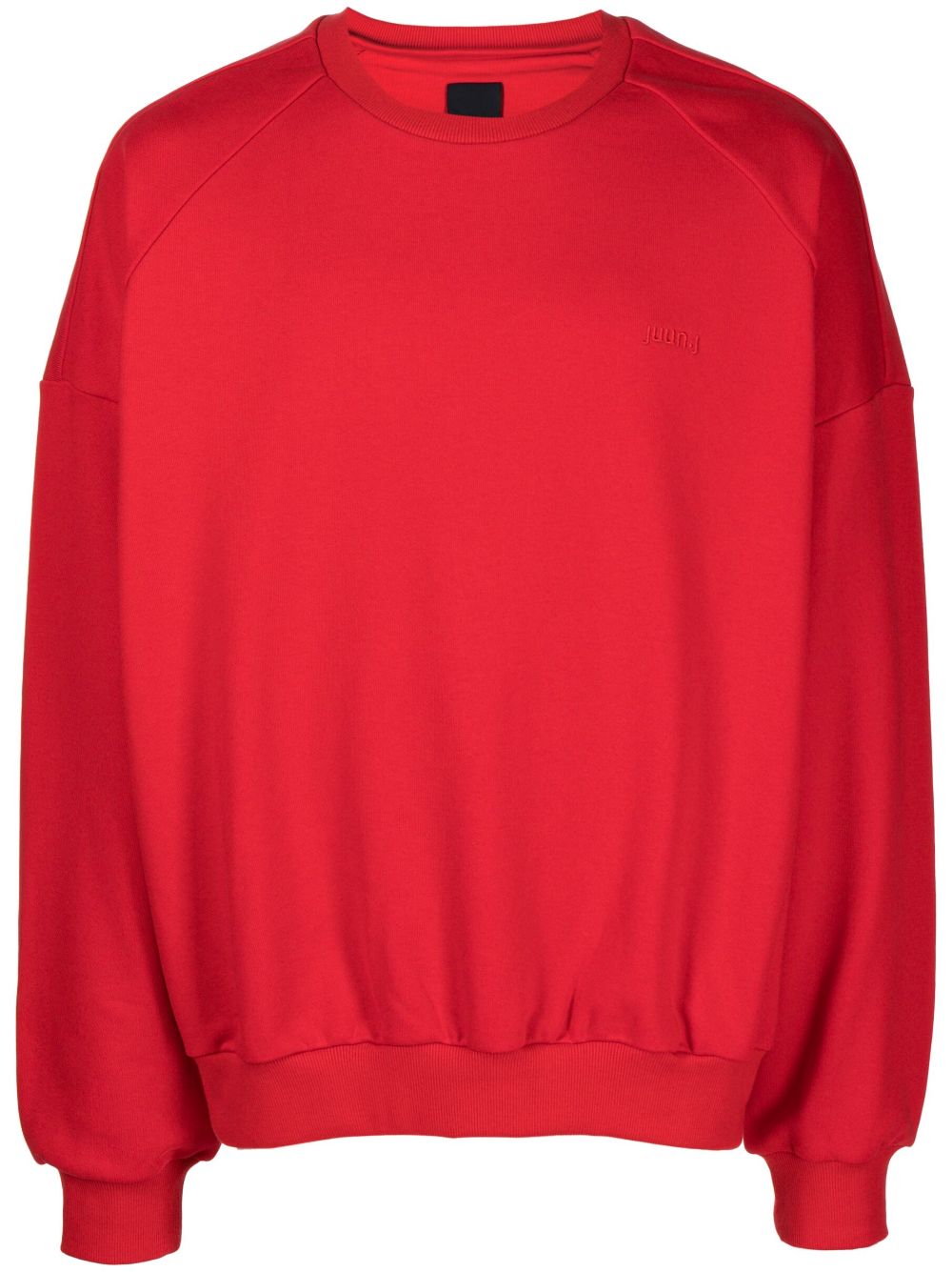 Photograph-print cotton sweatshirt - Red