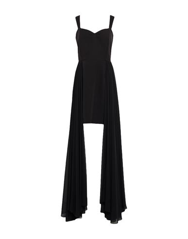 Woman Mini dress Black Size M Polyester, Elastane