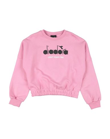 Diadora Kid Girl Sweatshirt Pink Size 10 Cotton