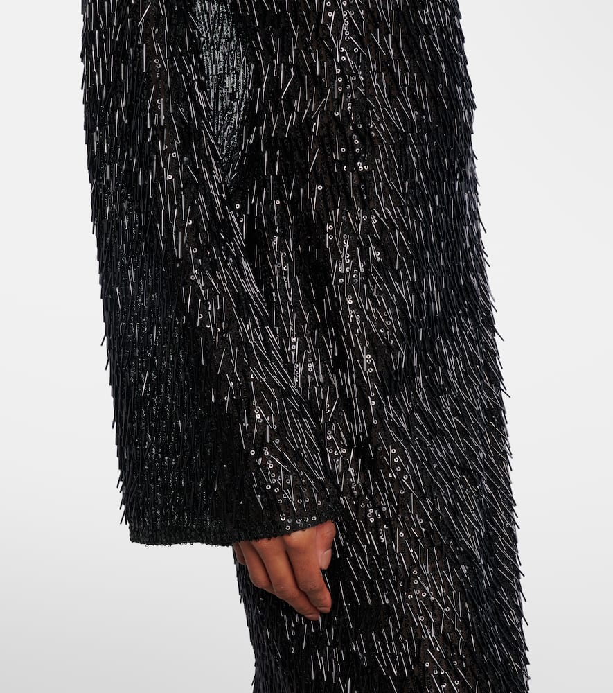 Sequined midi dress