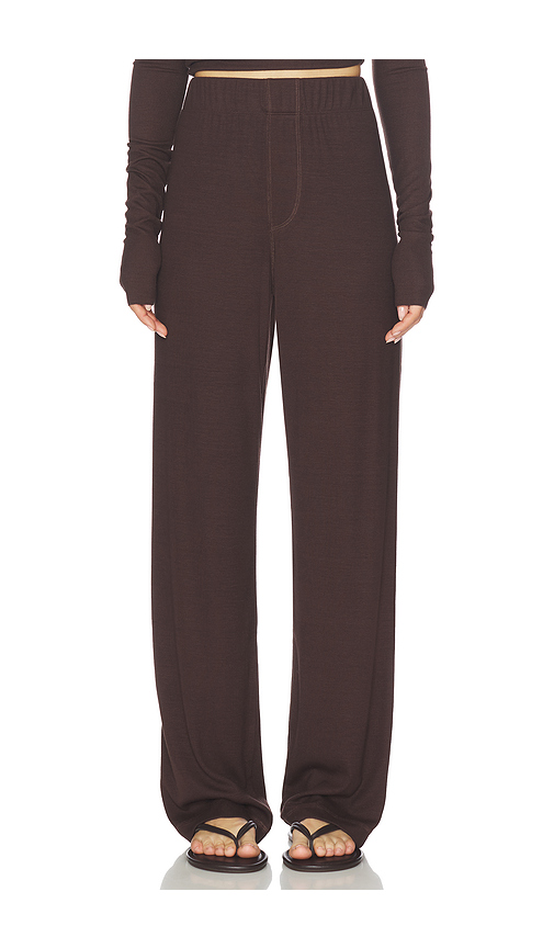 Eterne Lounge Pant in Espresso - Brown. XS also in S