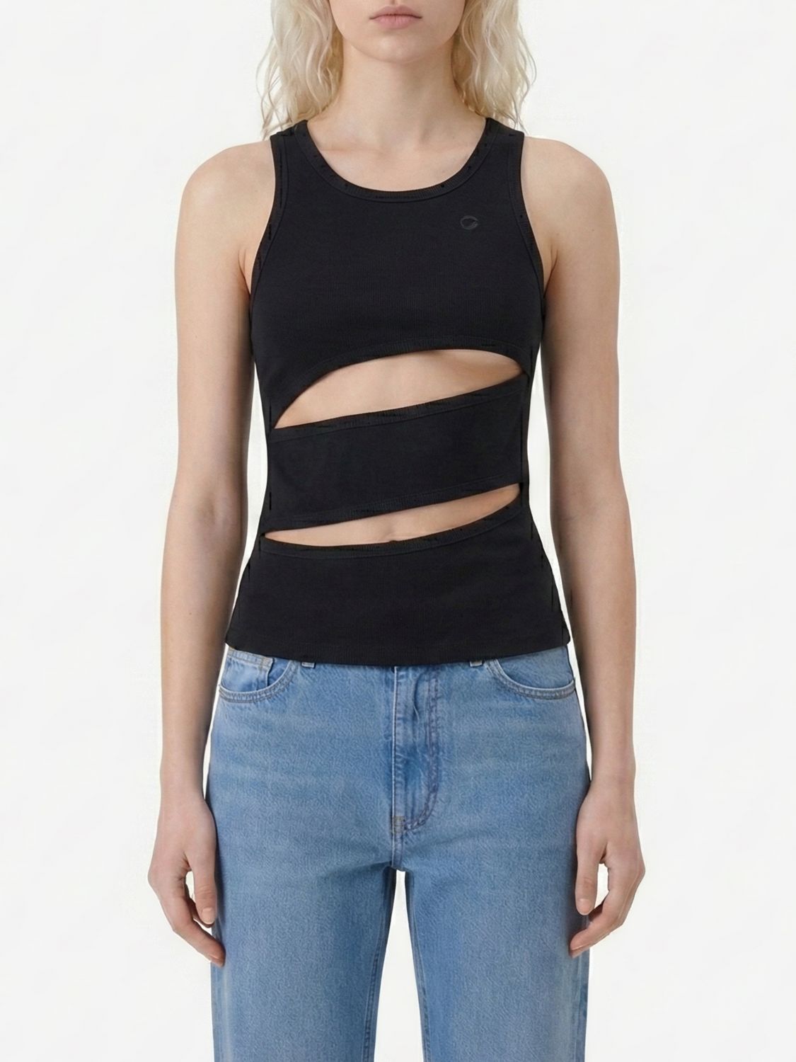 Top Woman color Black