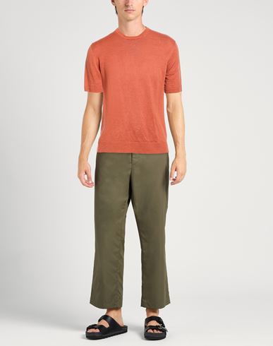 Man Sweater Tan Size 38 Hemp