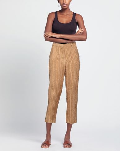 Woman Pants Camel Size 6 Viscose