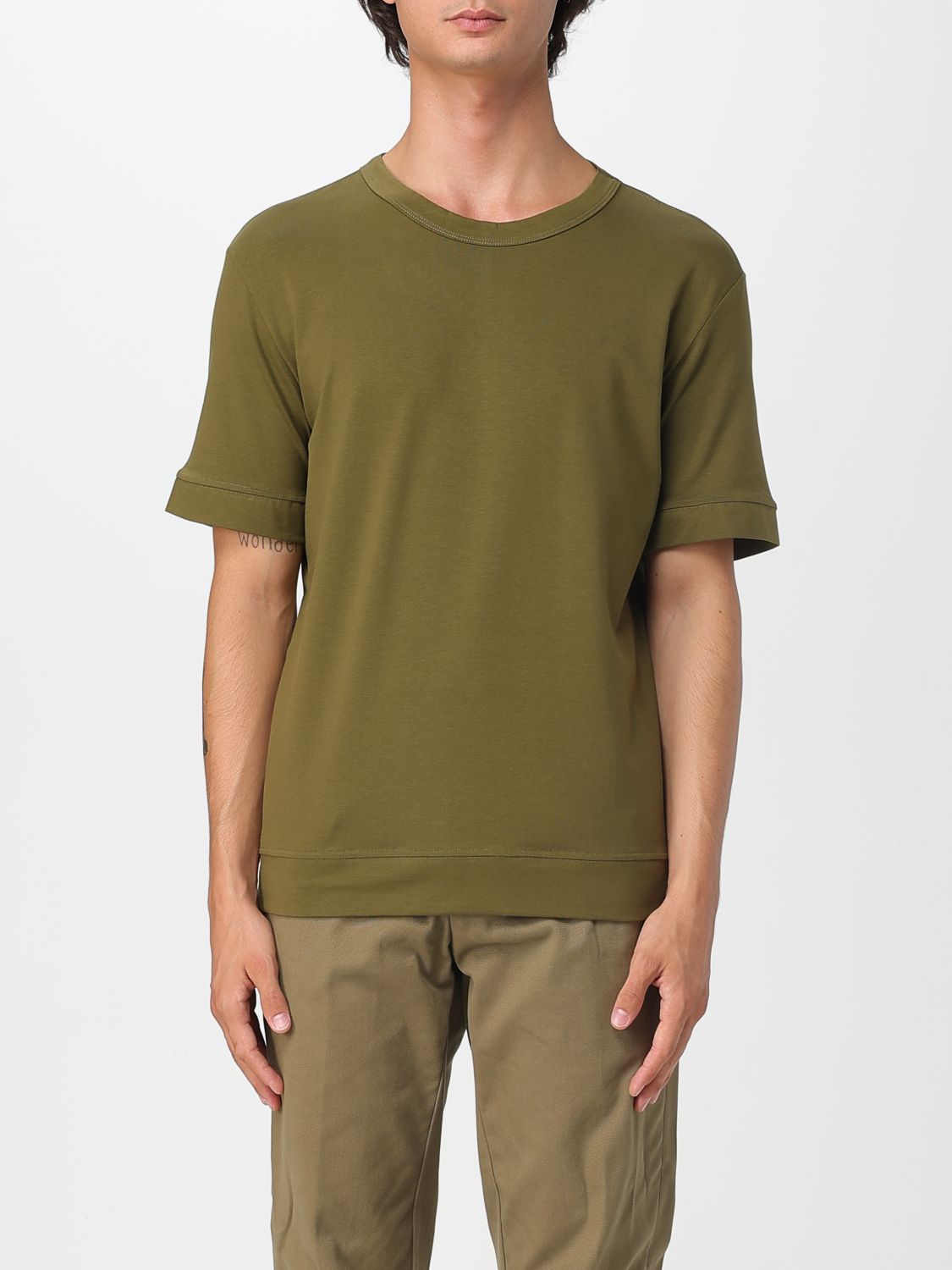 T-Shirt Men color Green