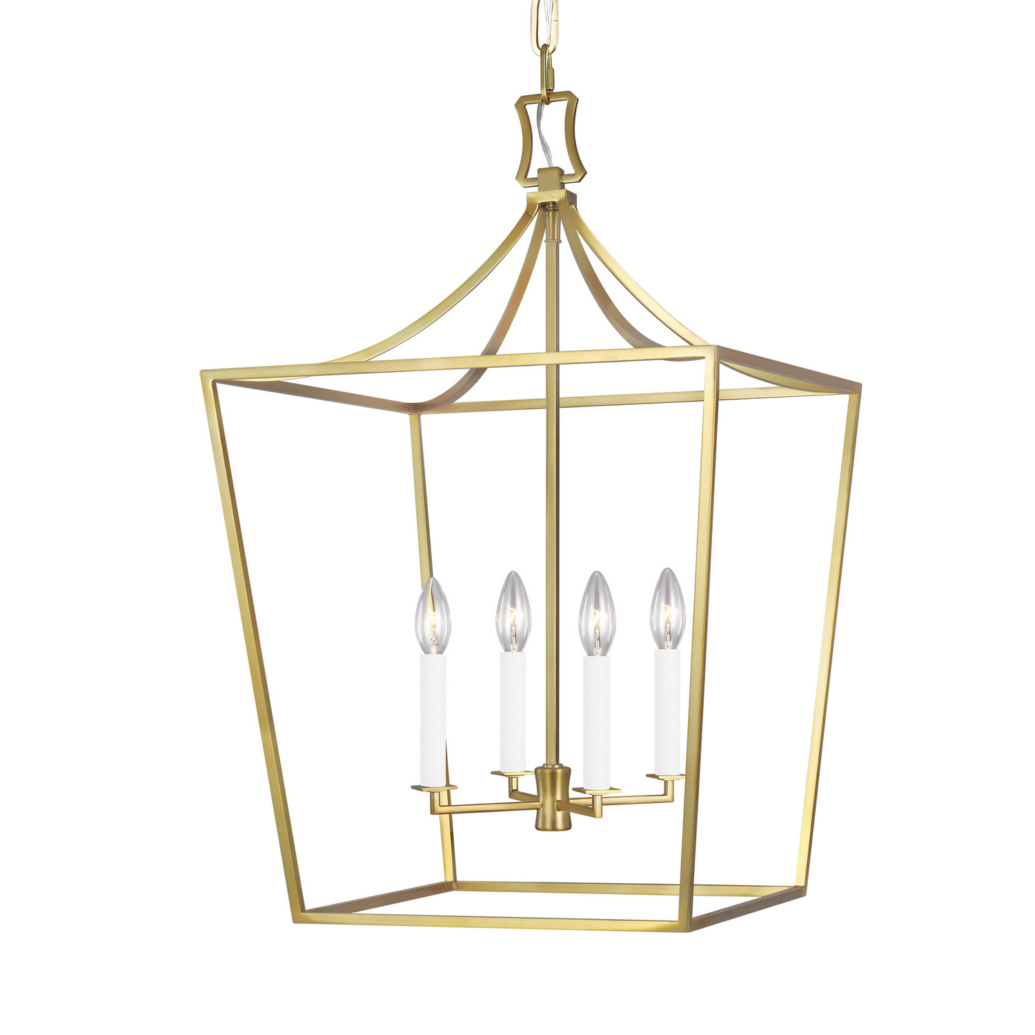 Southold 4-Light Chandelier in Burnished Brass by Chapman & Myer