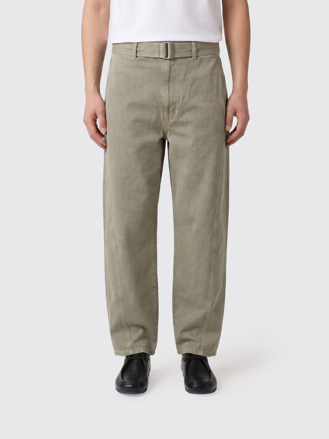 Twisted Belted Pants Moonstone
