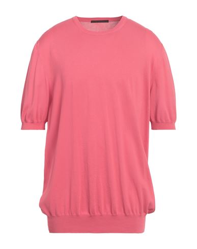 Man Sweater Fuchsia Size 48 Cotton