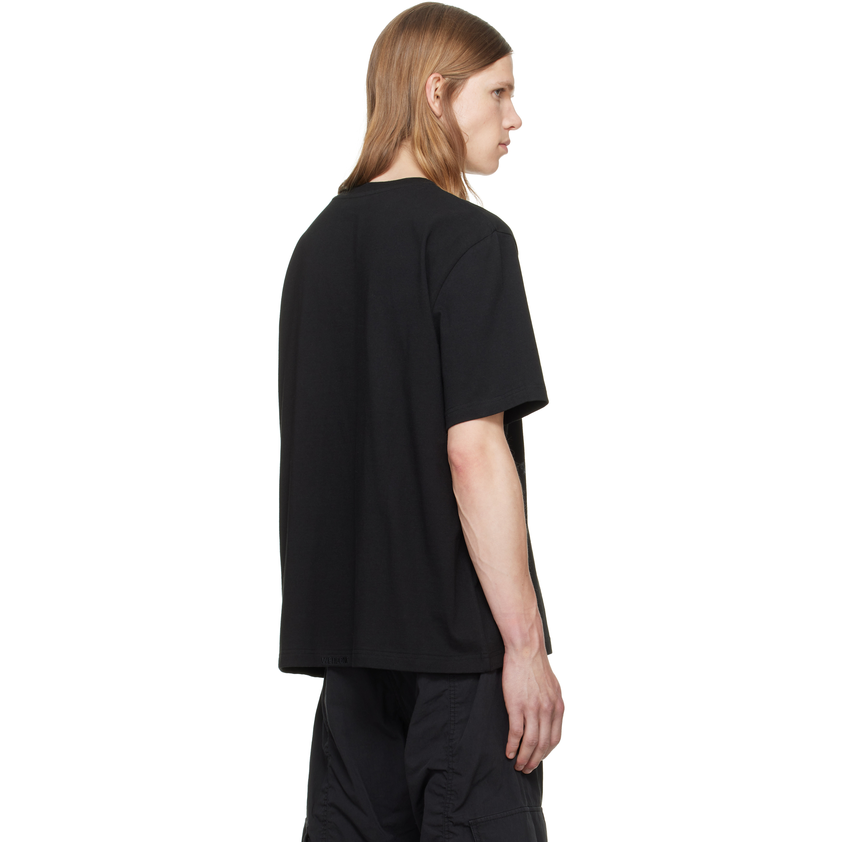 Black Drawing Teddy T-shirt