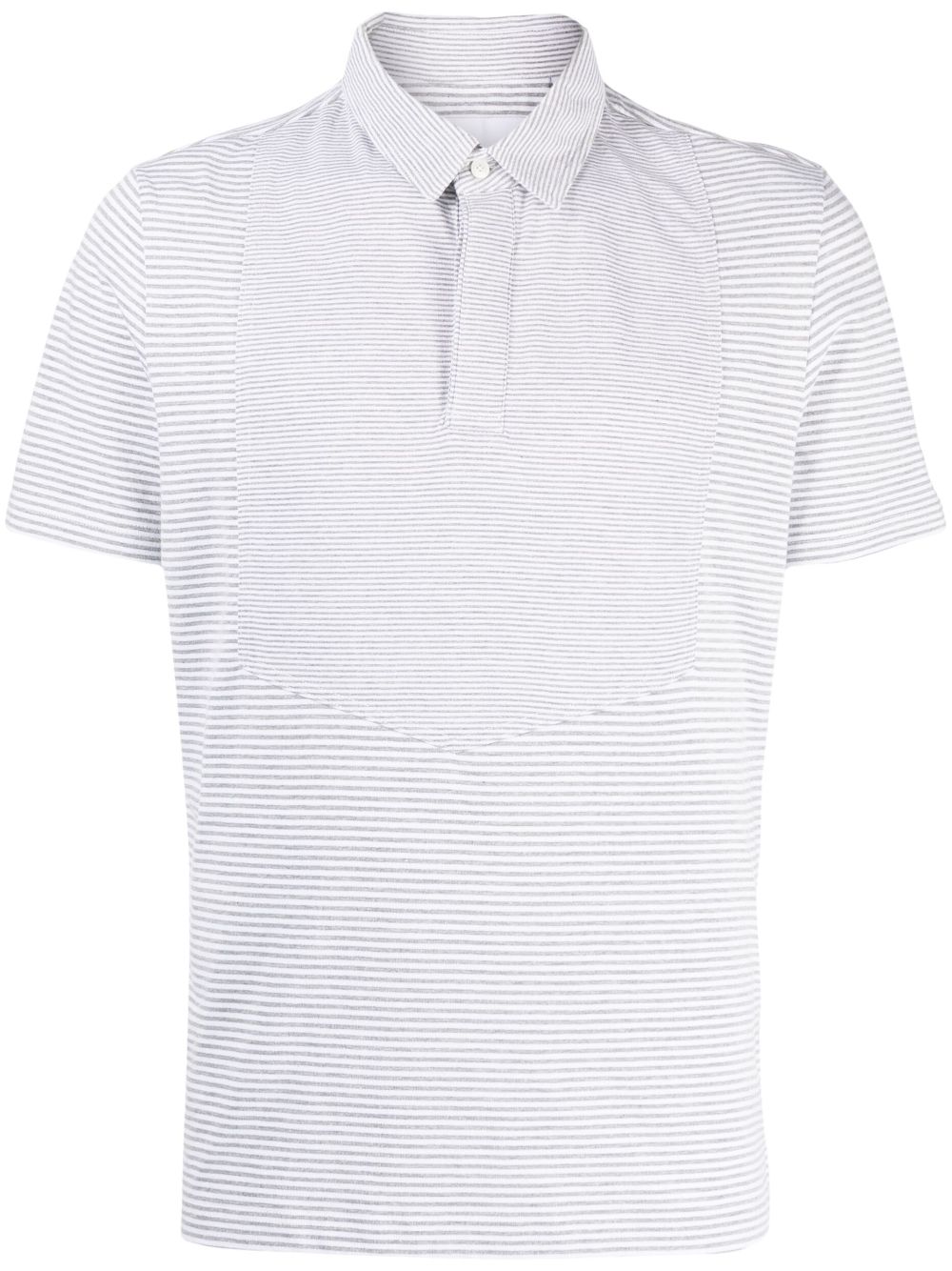 The Morlot stripe polo shirt - Grey