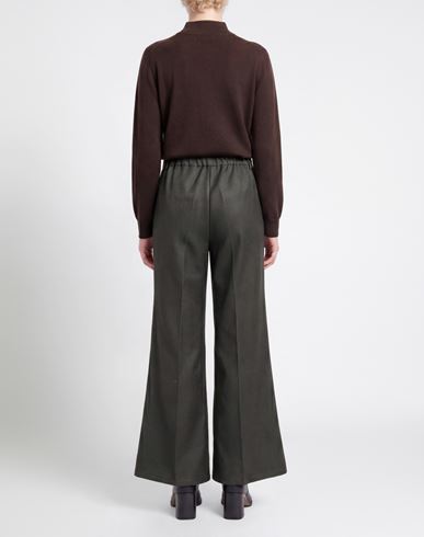 Forte_forte Woman Pants Dark green Size 4 Virgin Wool, Viscose