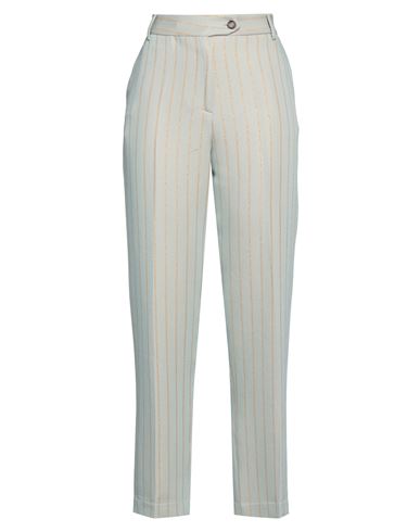 Woman Pants Light green Size 2 Cotton, Virgin Wool, Polyester, Polyamide