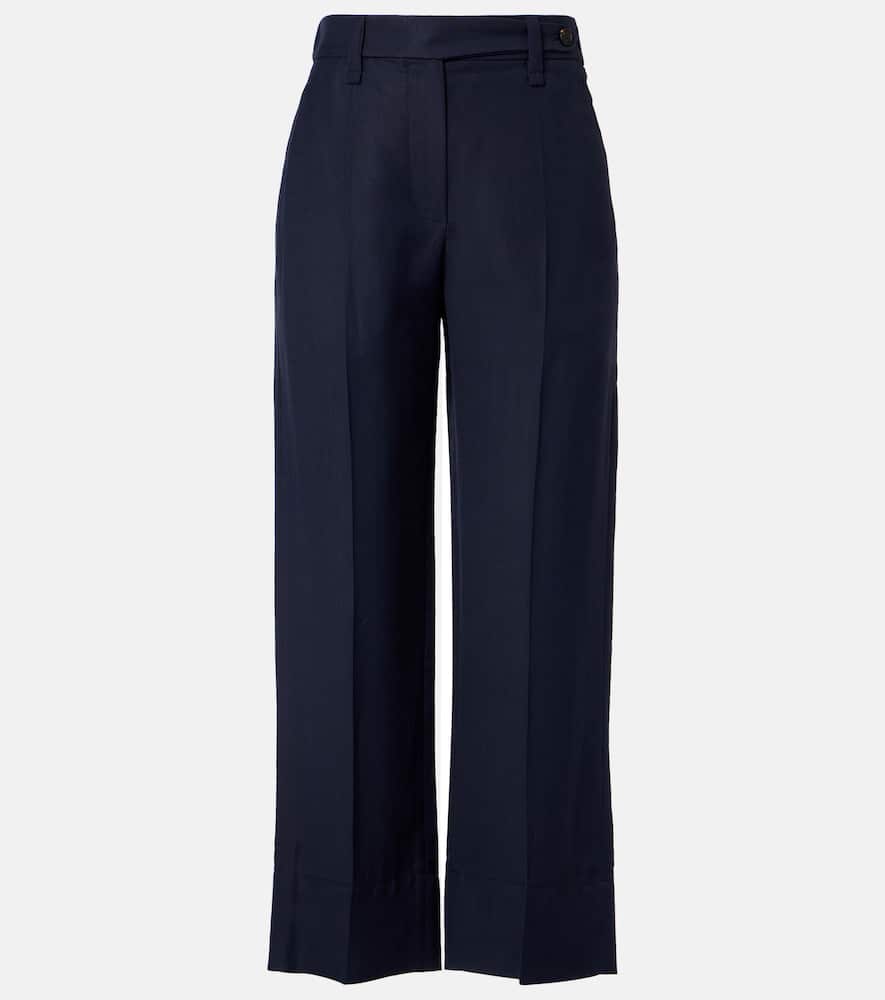 Cropped wide-leg pants