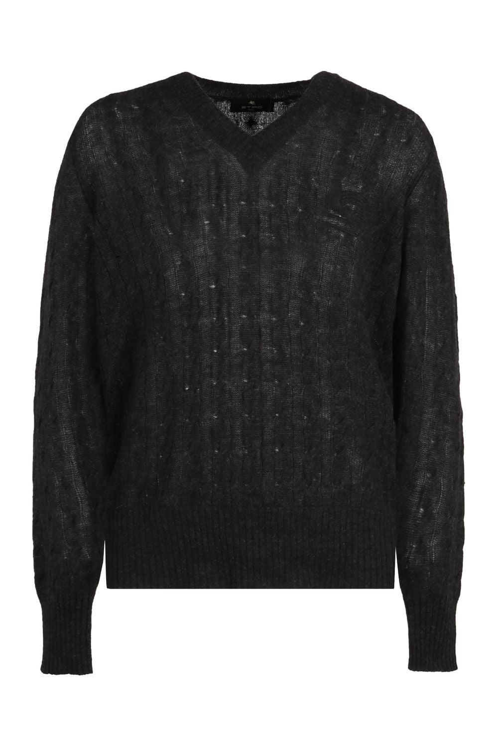 Logo-embroidered Cashmere Jumper