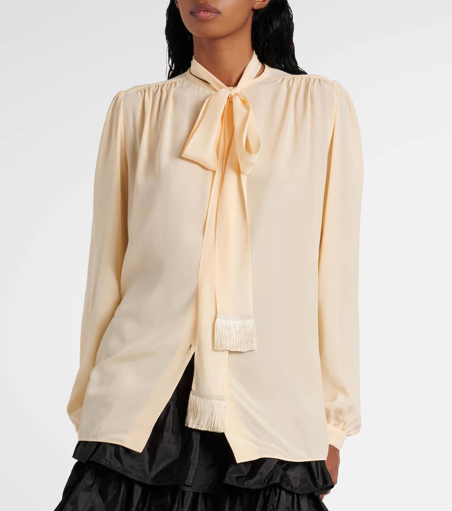 Silk crêpe de chine shirt