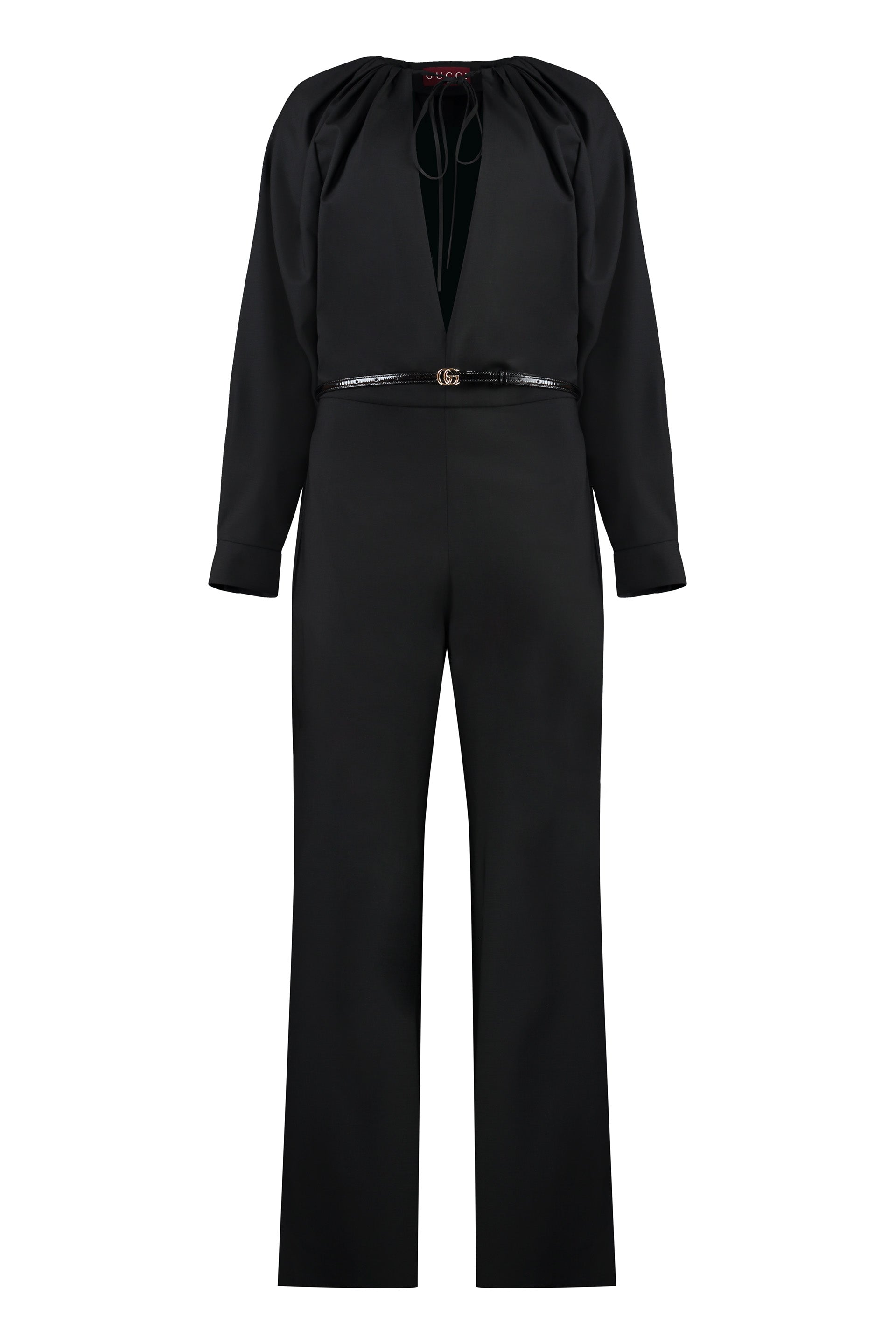 Keyhole-neck Jumpsuit