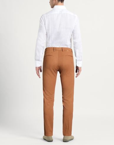 Man Pants Light brown Size 31 Cotton, Elastane