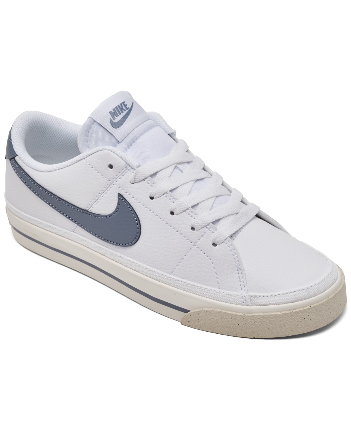 Women's Court Legacy Next Nature Casual Sneakers from Finish Line - White, Ashen Slate