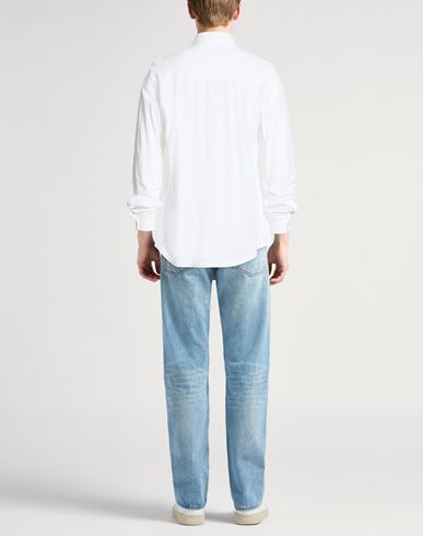 Man Shirt White Size 46 Cotton