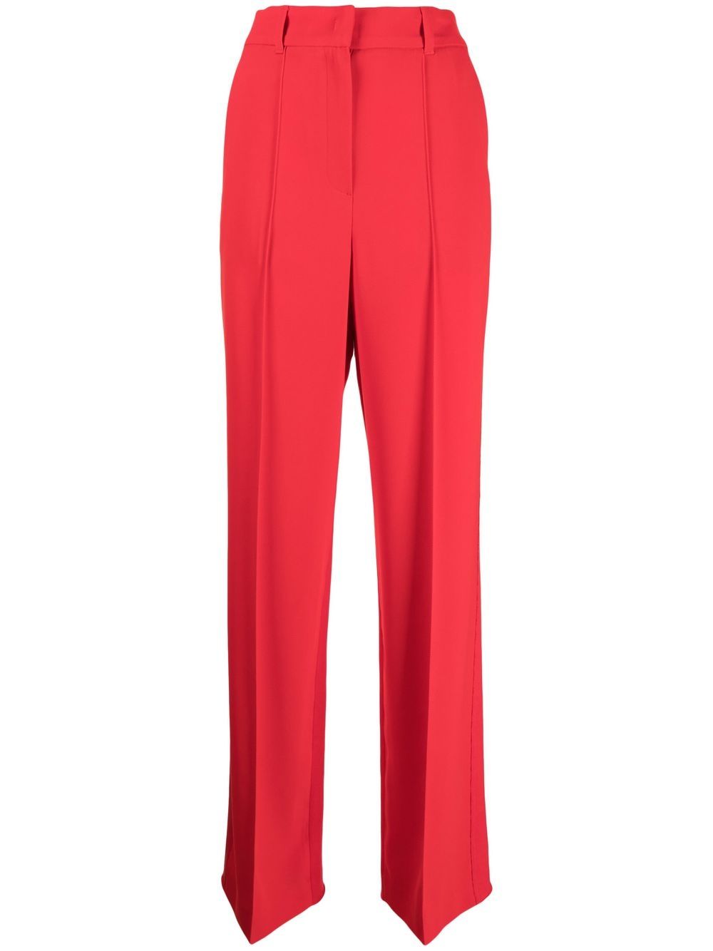 Straight-leg tailored trousers