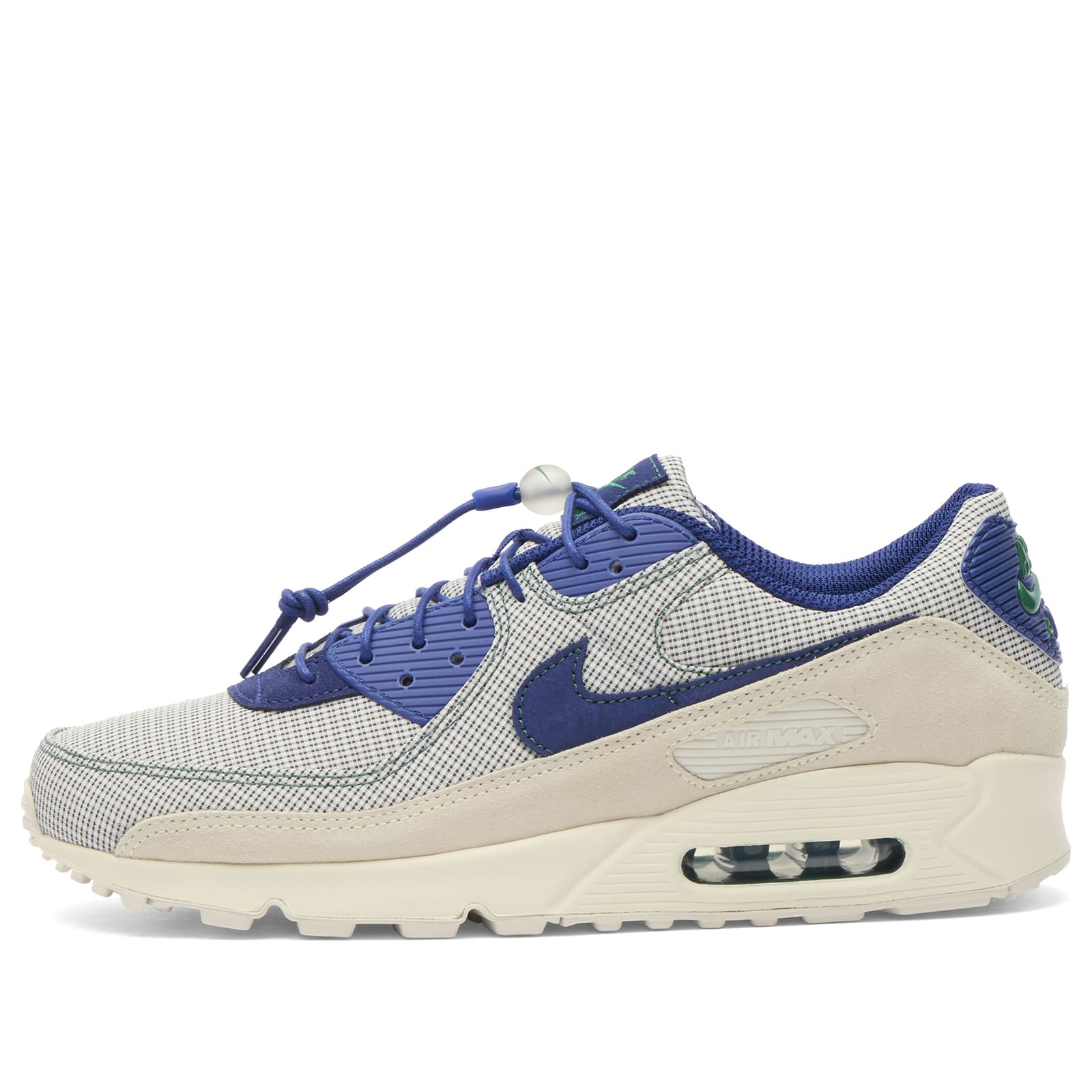 Air Max 90 Qs Sneaker Coconut Milk/Deep Royal Blue/Brown
