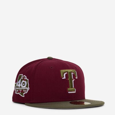 59Fifty Texas Rangers Fitted Hat in Red