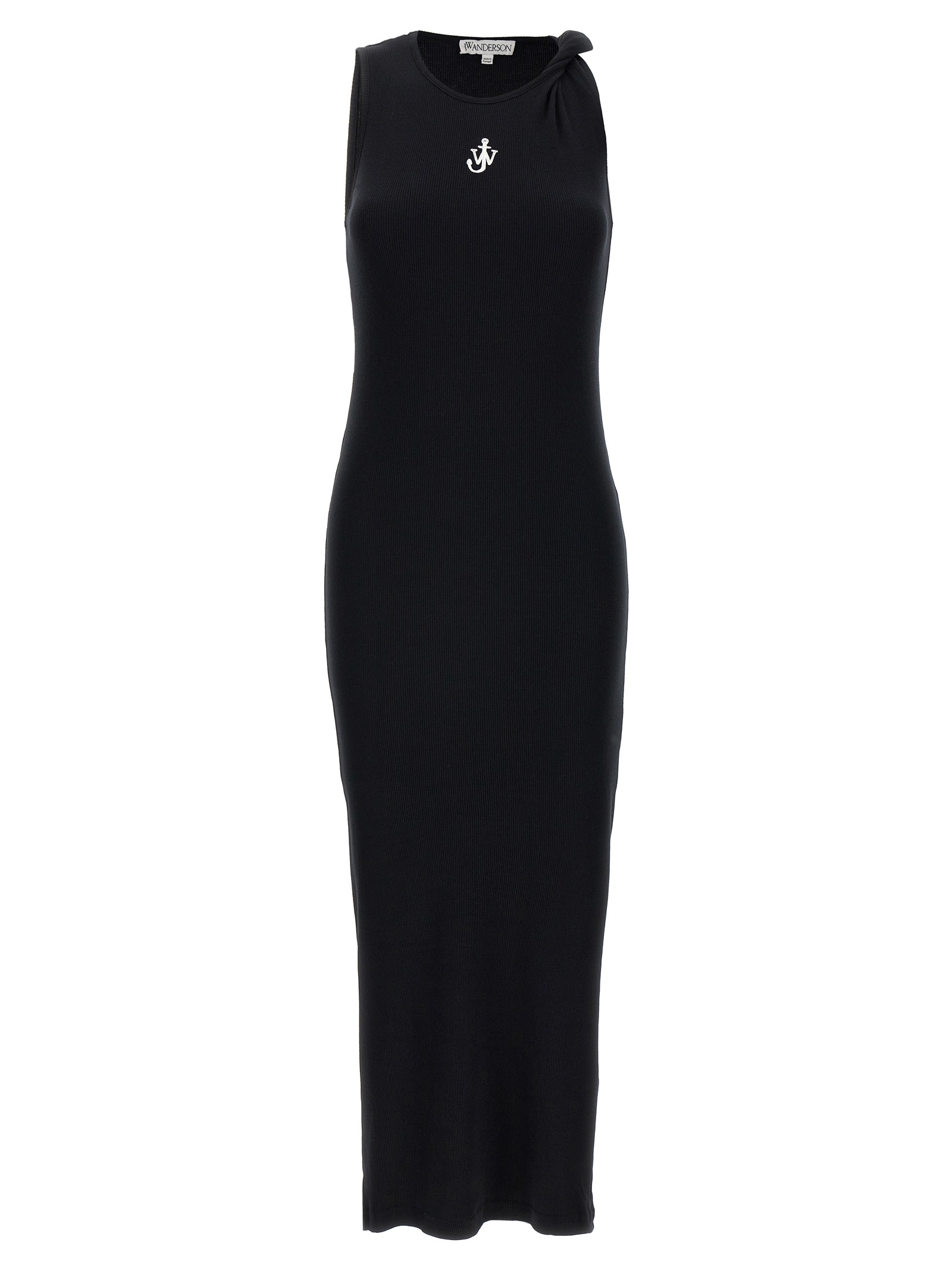Anchor midi dress - Black