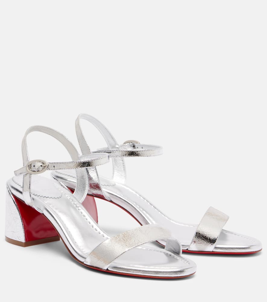 Miss Jane 55 metallic leather sandals
