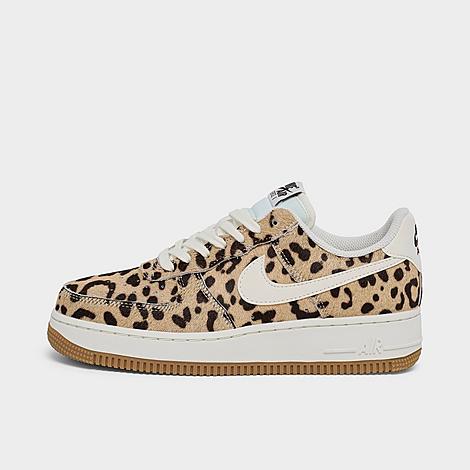 Women's Air Force 1 '07 Cheetah Print Casual Shoes in Baroque Brown/Sail/Sesame