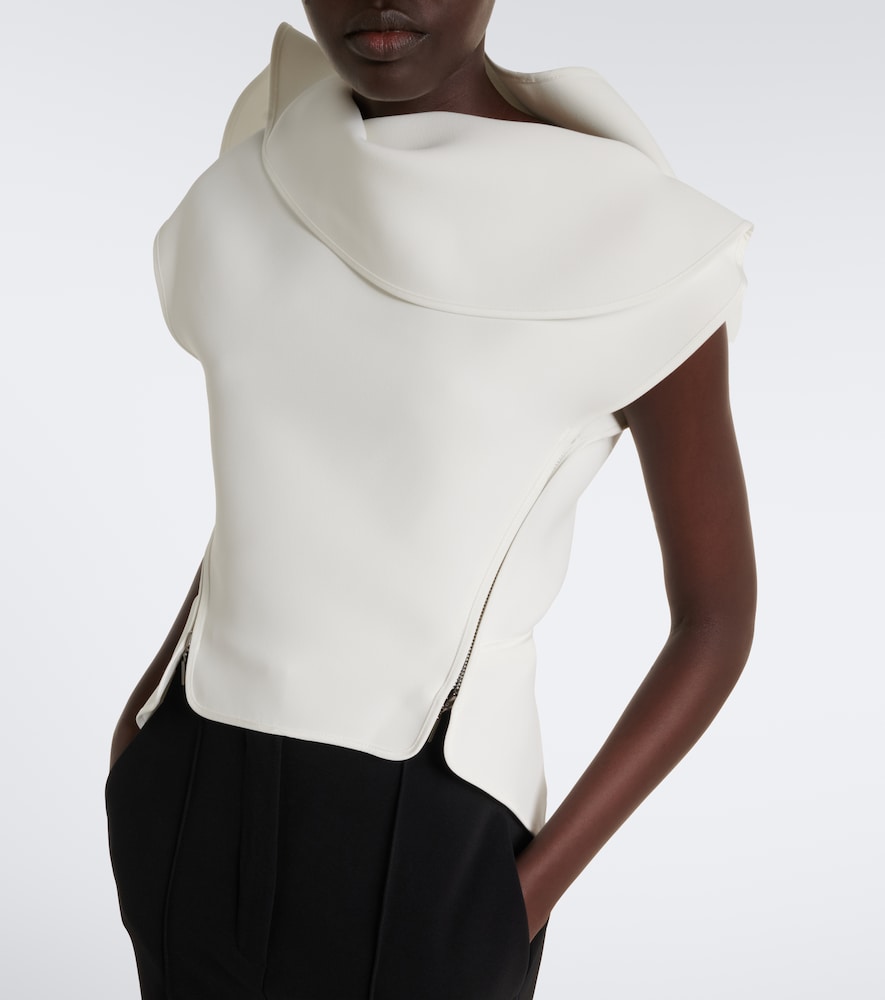 Whirl draped top