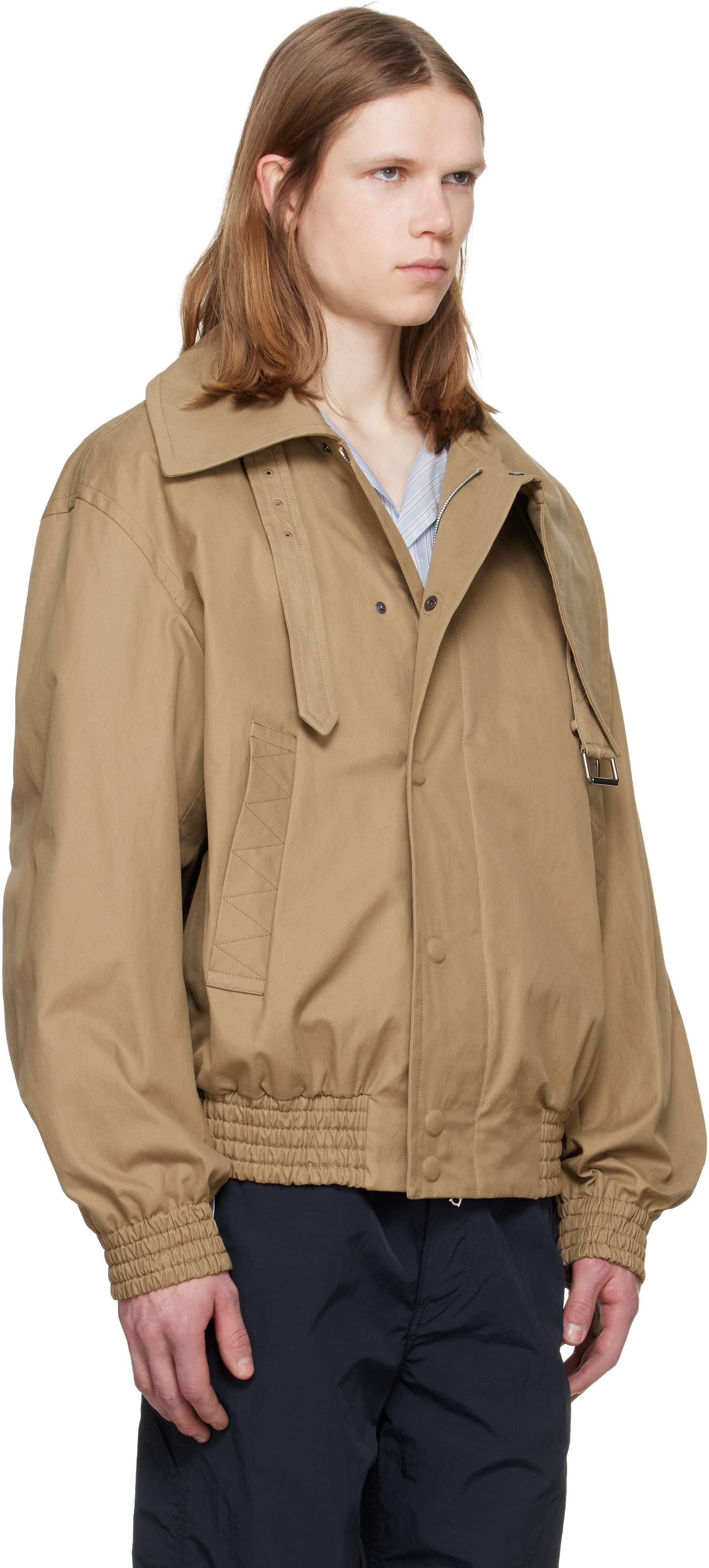 Beige Cotton Jacket