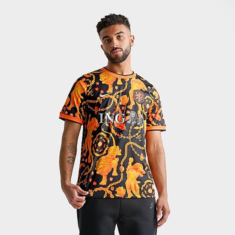 Men's Netherlands x Patta Academy Pro Soccer Top in Hyper Crimson/Black