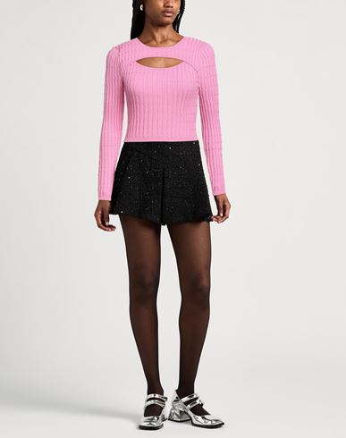 Woman Sweater Fuchsia Size S Viscose, Nylon