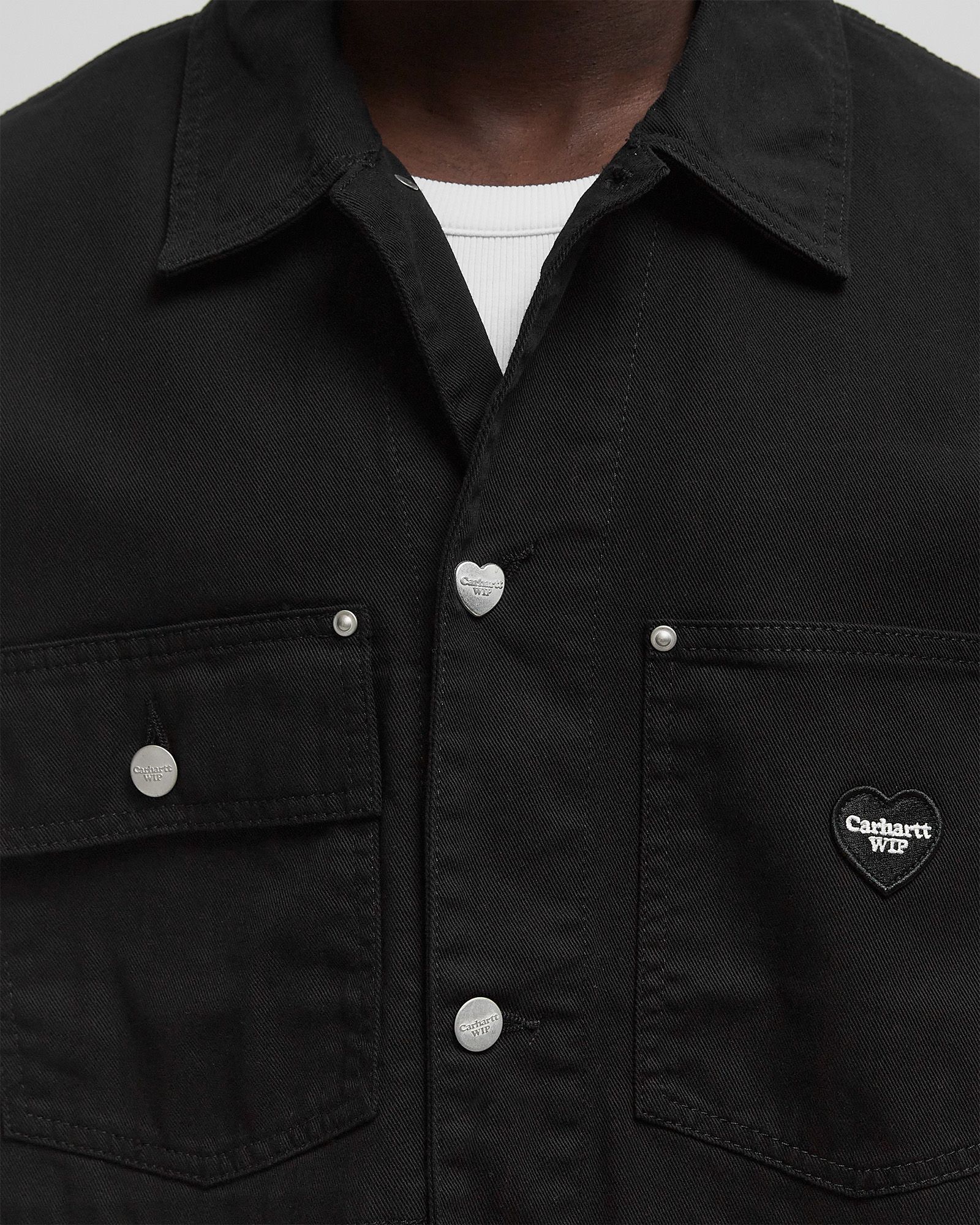 Drewe Chore Coat black male Coats now available at BSTN