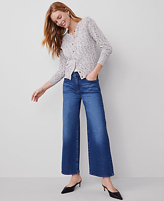 Ann Taylor The Wide-Leg Crop Jean