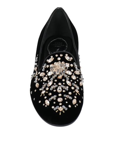 Woman Loafers Black Size 5 Textile fibers, Leather
