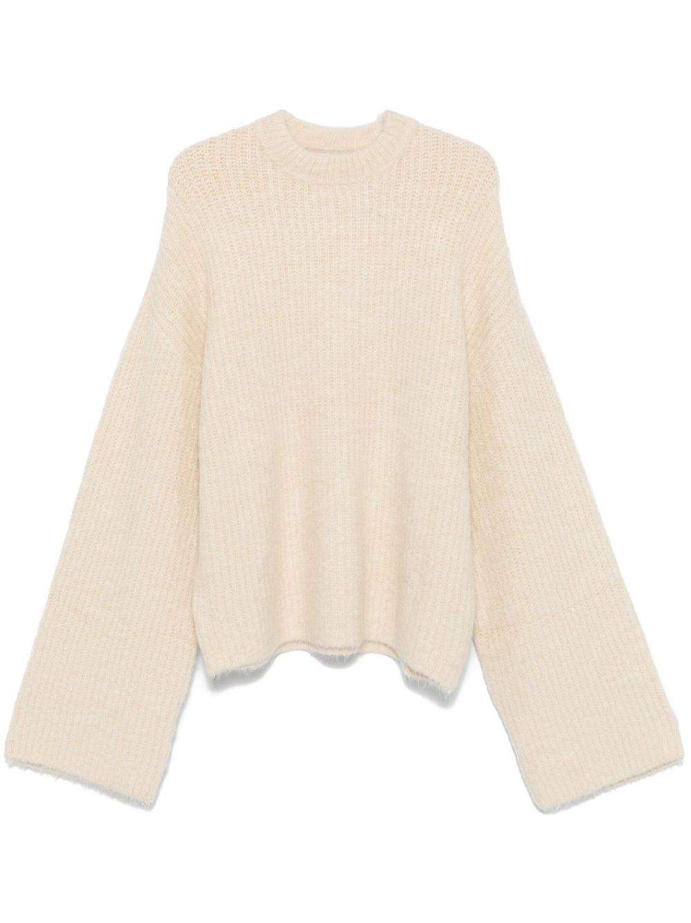 Crew neck sweater - White