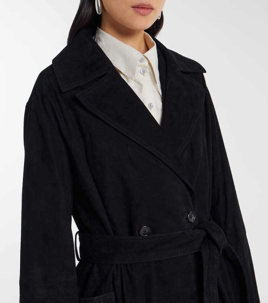 Róhe Suede wrap coat