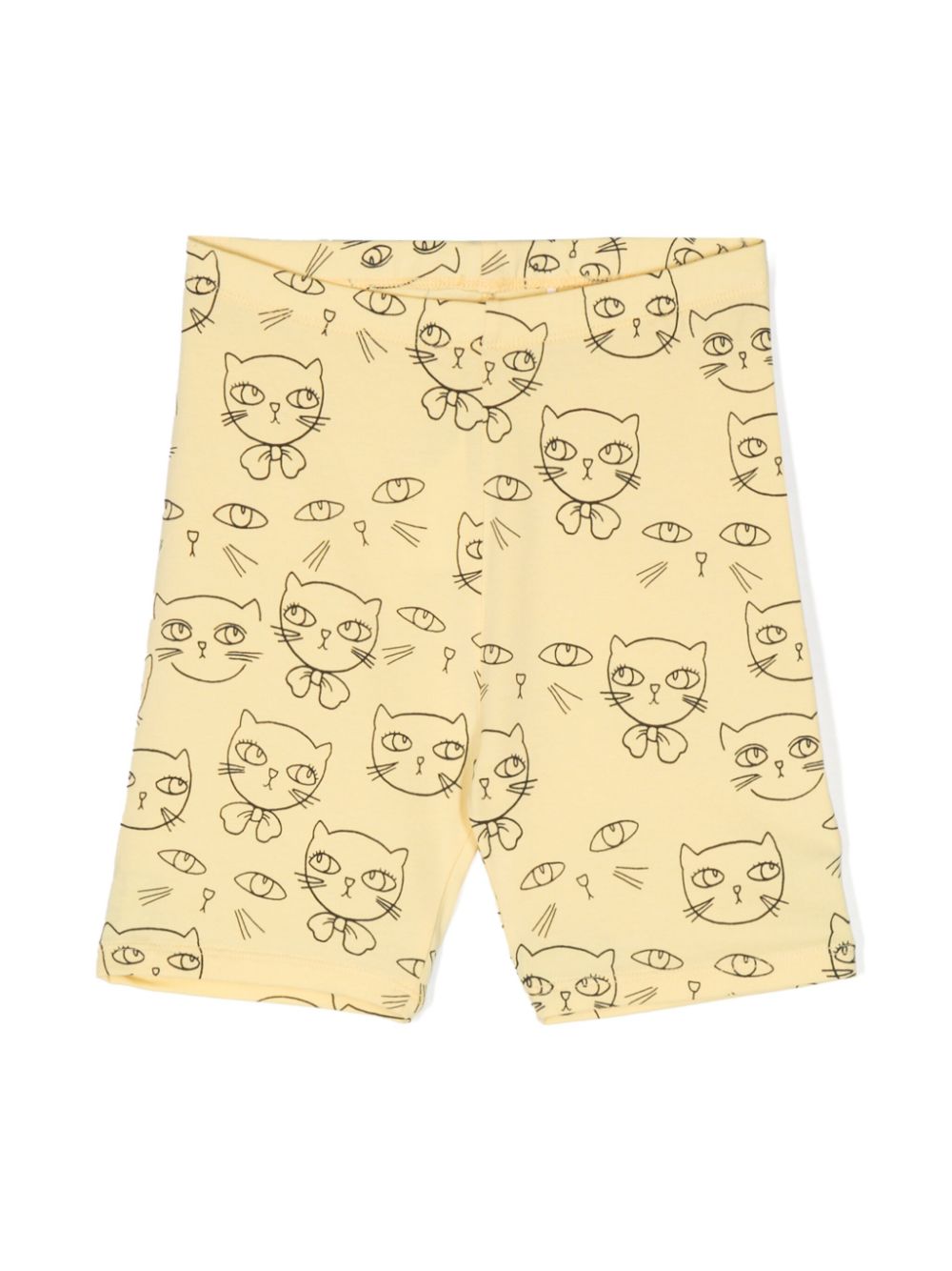 Cathletes organic-cotton shorts - Yellow