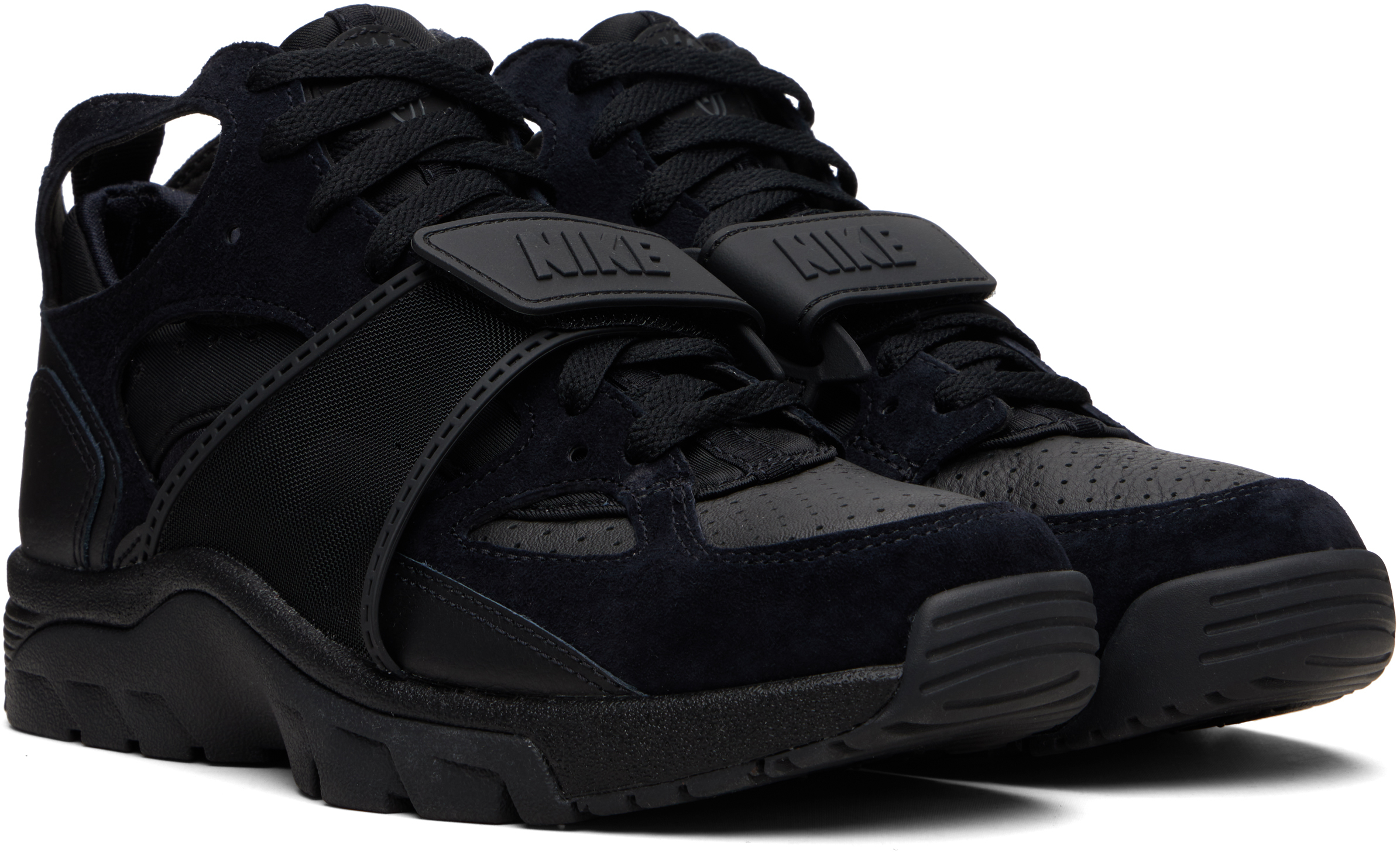 Black Air Trainer Huarache Sneakers