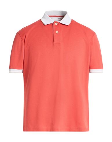 Platinum Man Polo shirt Red Size M Cotton