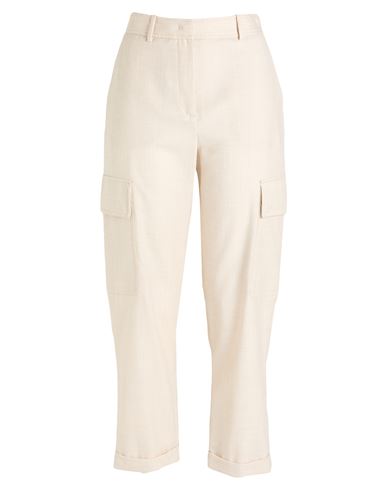 Woman Pants Beige Size 0 Wool, Polyamide, Metallic fiber
